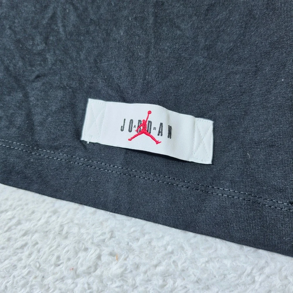 Jordan Flight Mens S T-Shirt Black Graphic Jumpman HJ6365-010 s/s